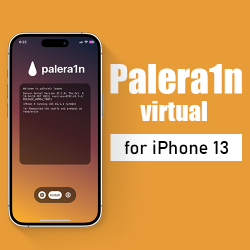 Palera1n virtual for iPhone 13
