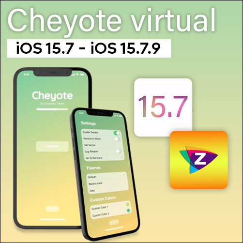 Cheyote (virtual) for iOS 15.7 - iOS 15.7.9