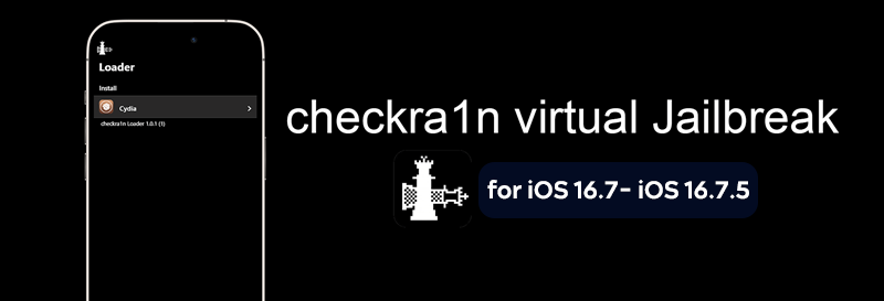 Checkra1n Virtual Jailbreak for iOS 16.7 - iOS 16.7.5
