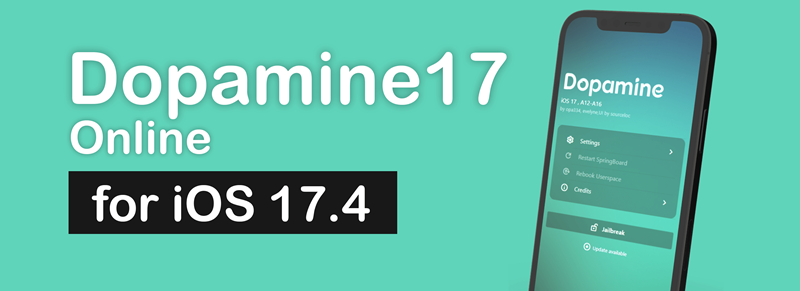 Dopamine17 online for iOS 17.4