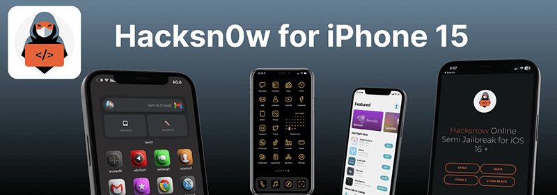 Hacksn0w for iPhone 15