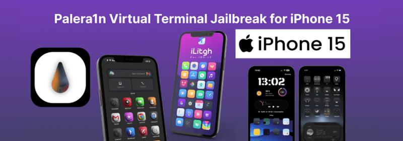 Palera1n Virtual Terminal Jailbreak for iPhone 15
