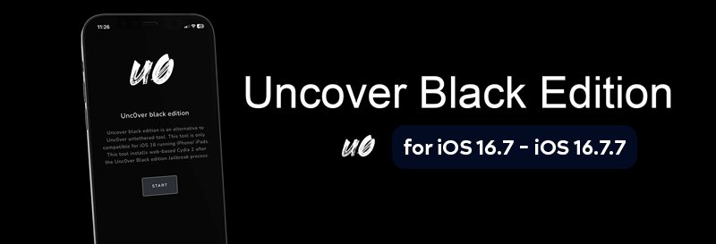 Uncover Black Edition for iOS 16.7 - iOS 16.7.7