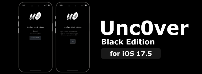 Unc0ver Black Edition for iOS 17.5