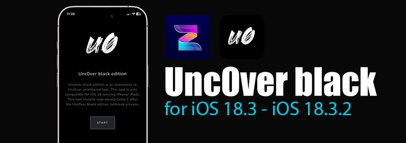 Unc0ver black for iOS 18.3 - iOS 18.3.2