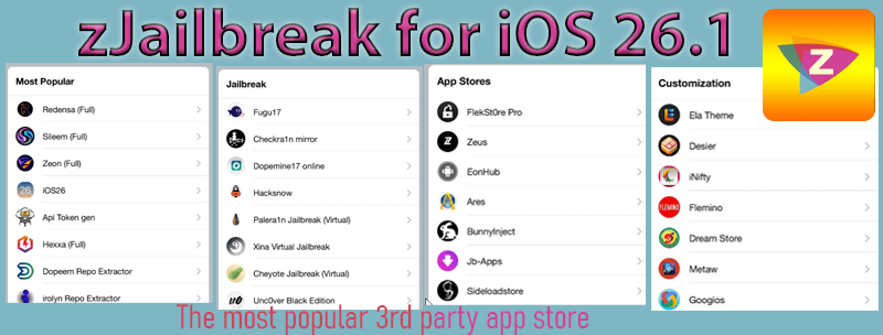 zJailbreak for iOS 26.1