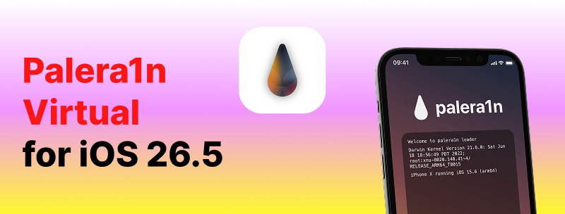 Palera1n virtual for iOS 26.5