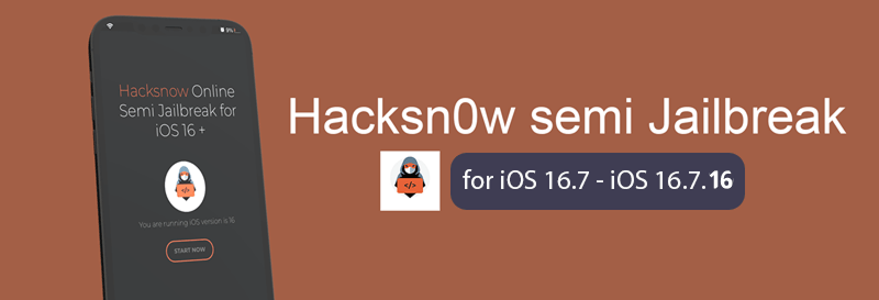 Hacksn0w for iOS 16.7- iOS 16.7.16