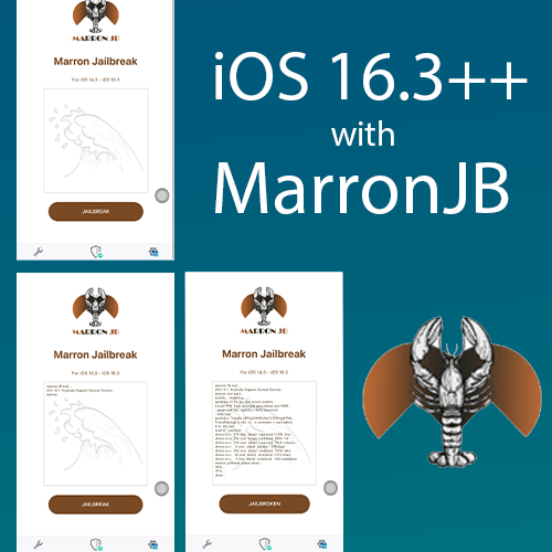 iOS 16.3++ with MarronJB