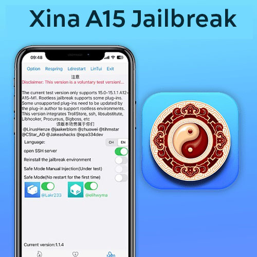 Xina A15 Jailbreak for iPhones