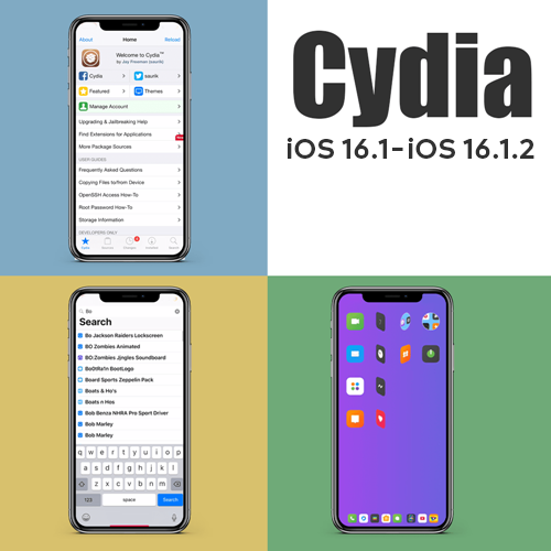 Cydia for iOS 16.1 - iOS 16.1.2