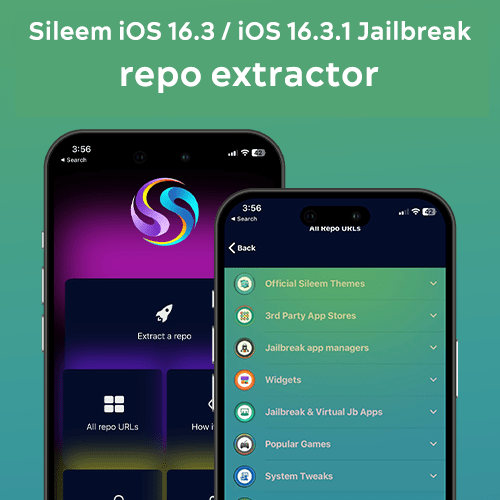 Sileem iOS 16.3 / iOS 16.3.1 Jailbreak repo extractor