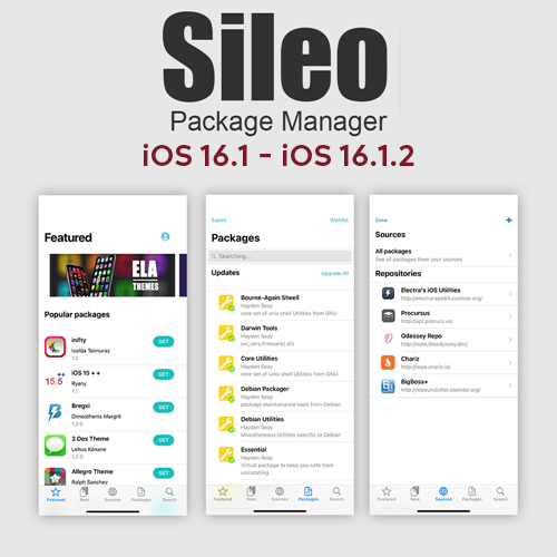 Sileo for iOS 16.1 - iOS 16.1.2