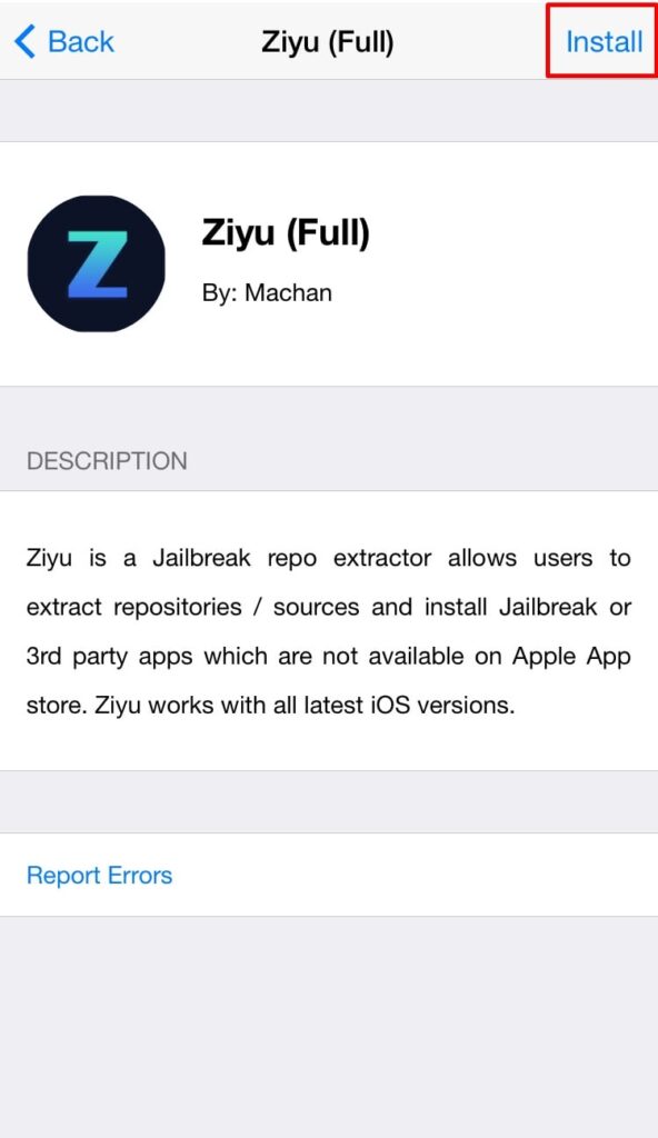  Install Ziyu